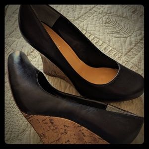 Nine West Black wedges